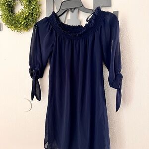 City Studio Navy Blue Camisole Top